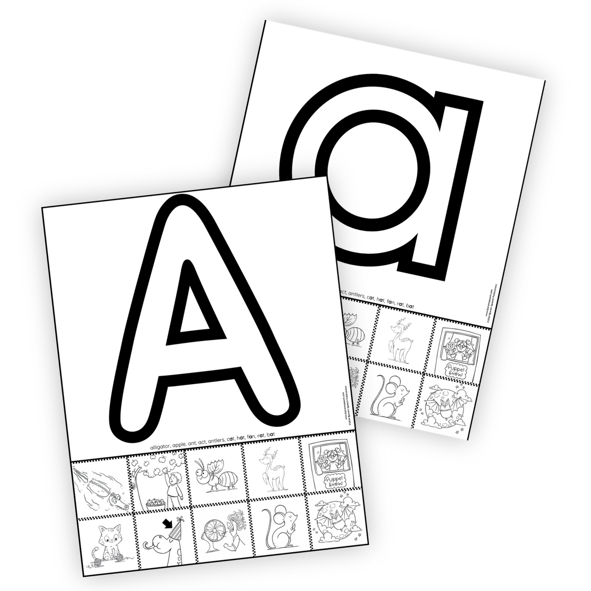 Literacy | Alphabet Craft Pages