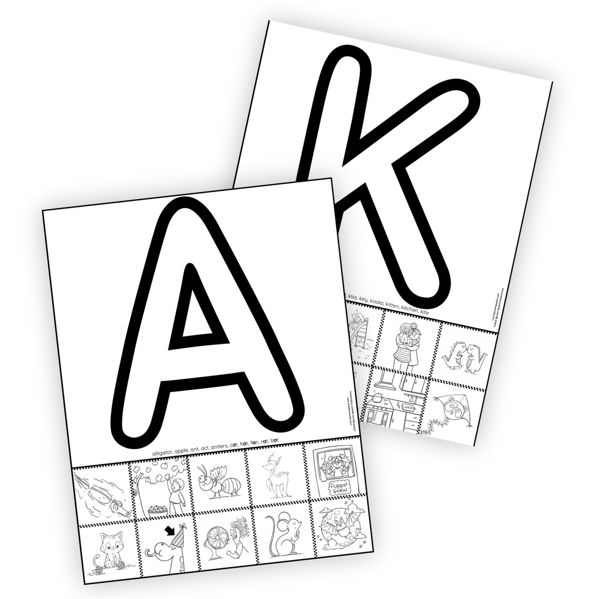 Literacy | Alphabet Craft Pages