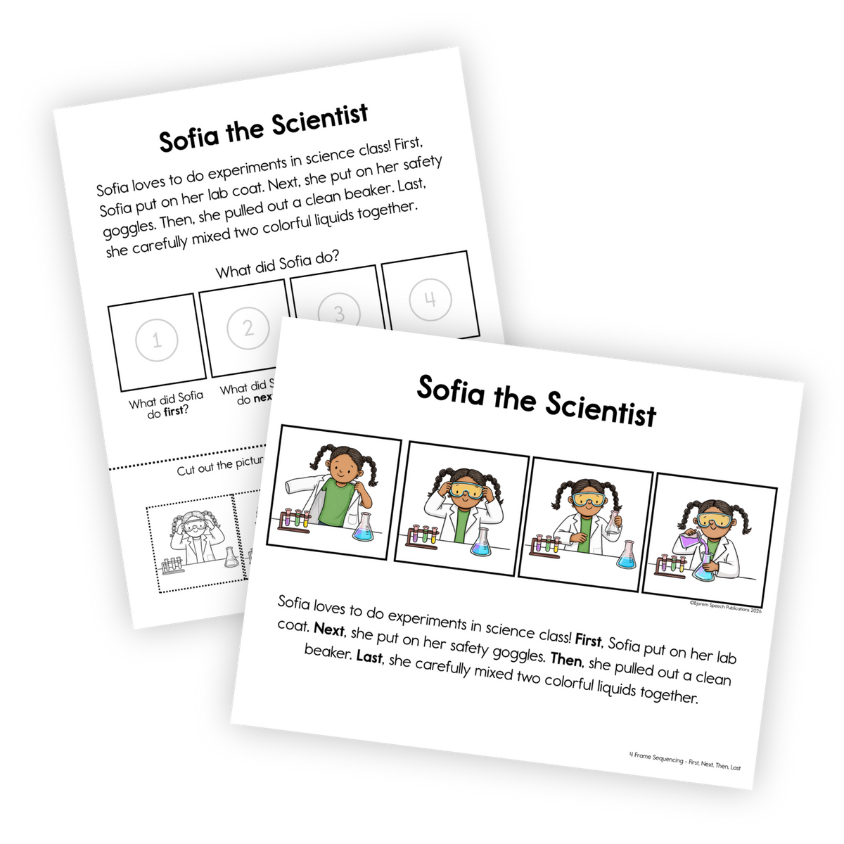 Language | Story Sequencing | School