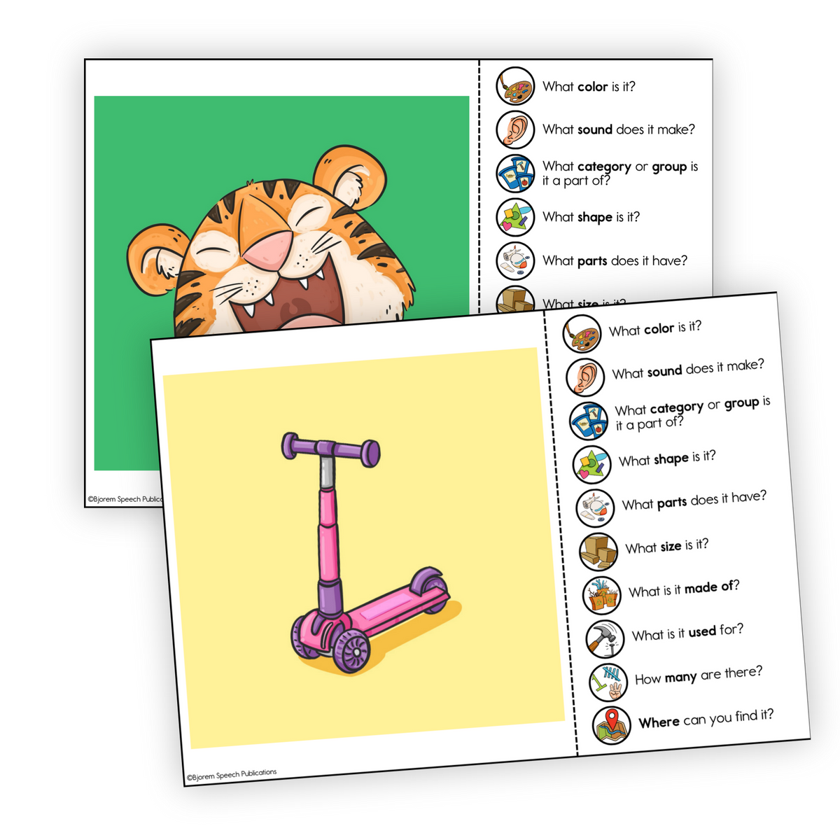 Language | Task Cards | Describing