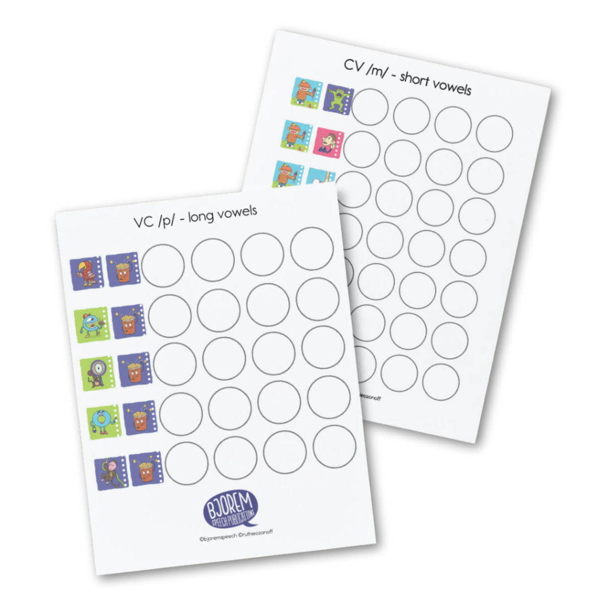 Apraxia | Jen's Top Targets | Mini Visuals