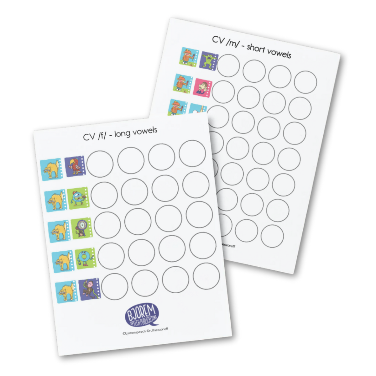 Apraxia | Jen's Top Targets | Mini Visuals