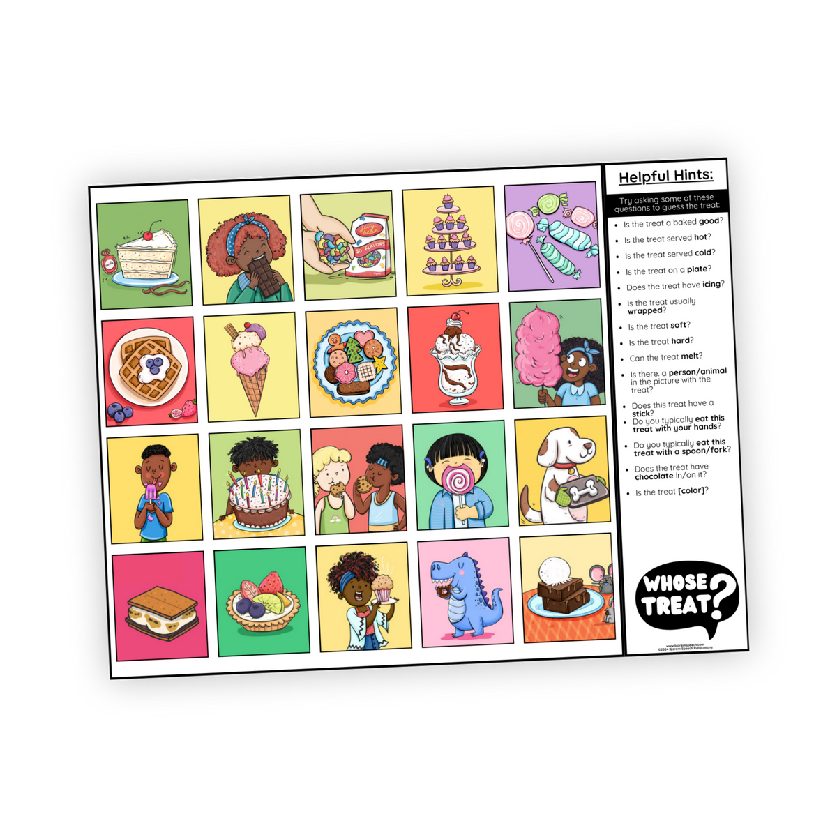Open-Ended | Description Guessing Games | Whose Treat?
