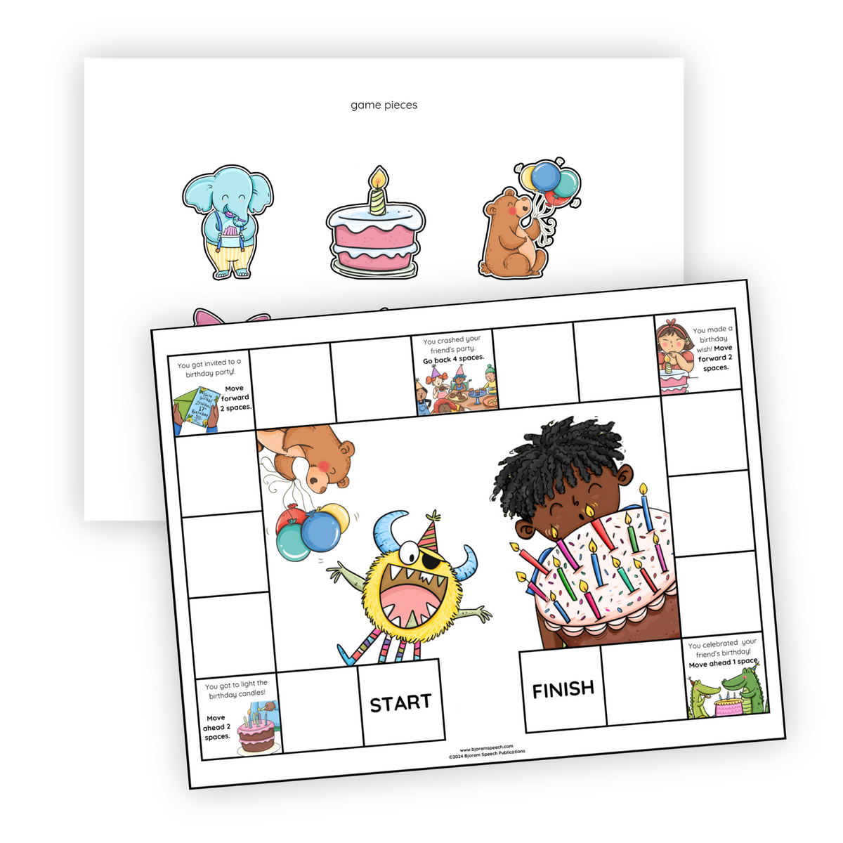 Open-Ended | Game Boards | Birthday