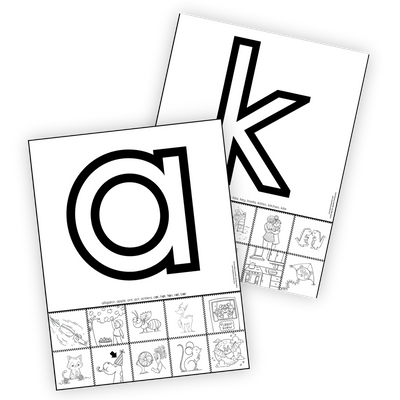 Literacy | Alphabet Craft Pages