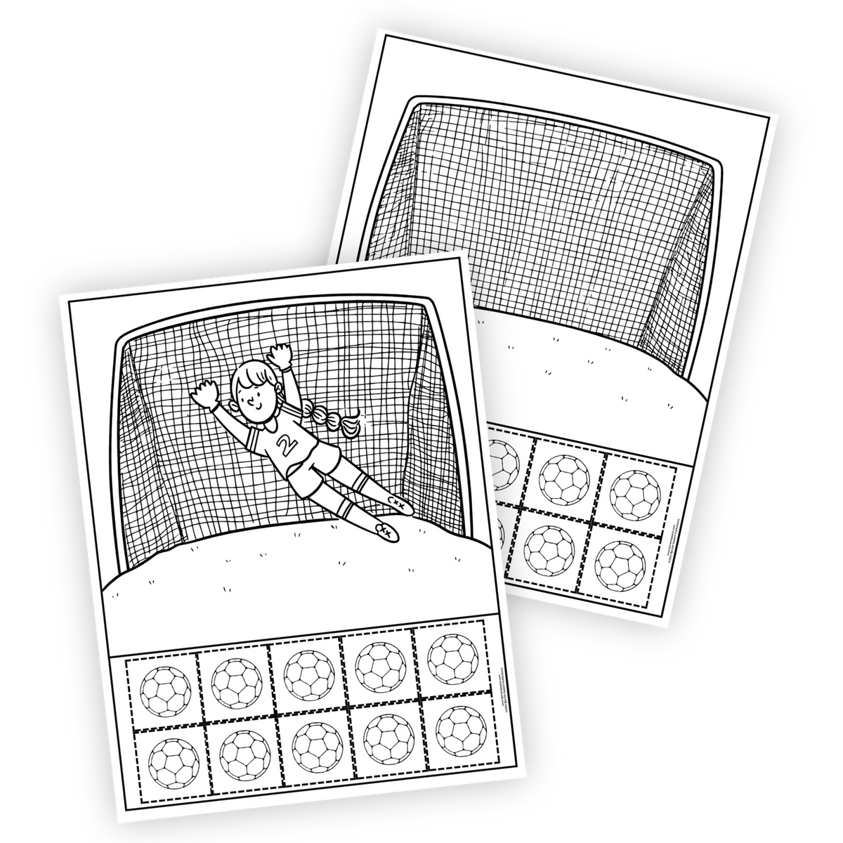 Open-Ended | Craft Worksheets | Soccer