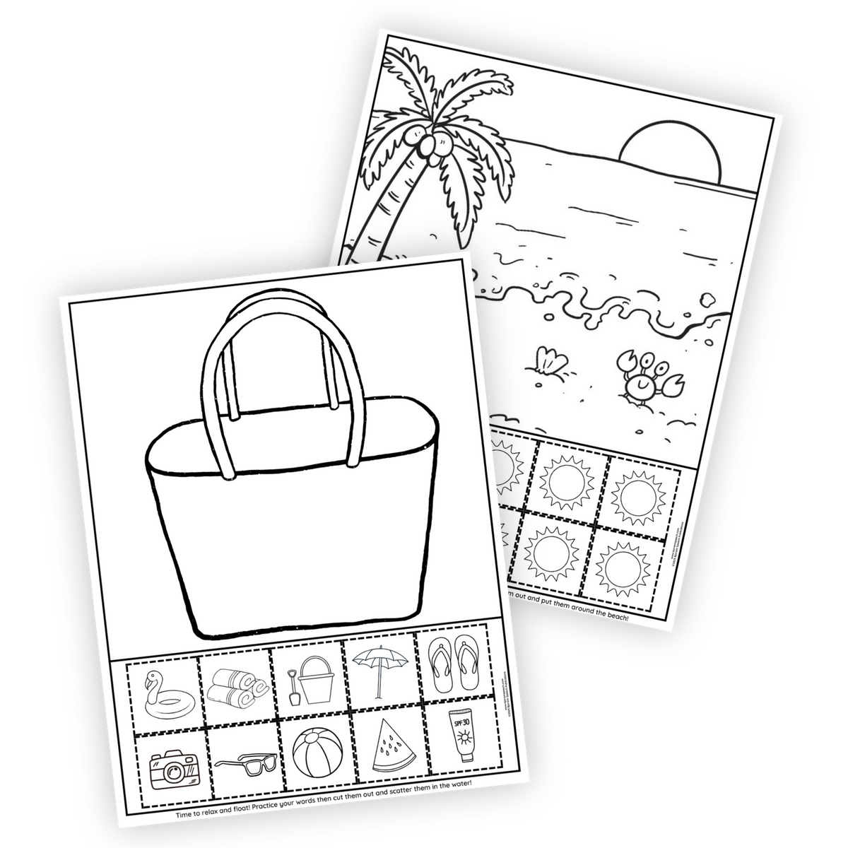 Open-Ended | Craft Worksheets | Summer
