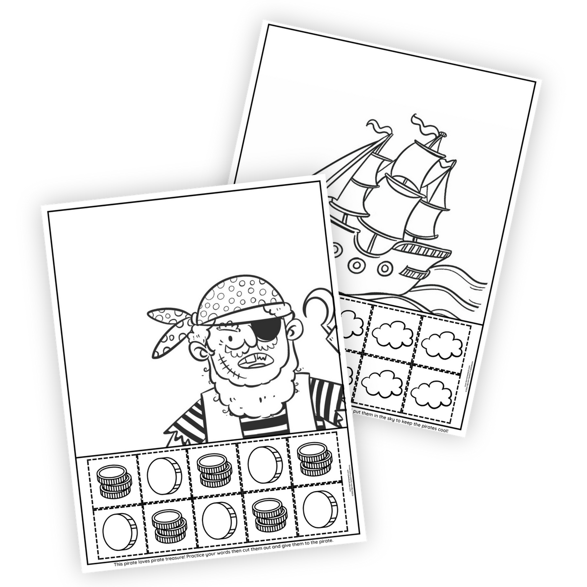 Open-Ended | Craft Worksheets | Pirate