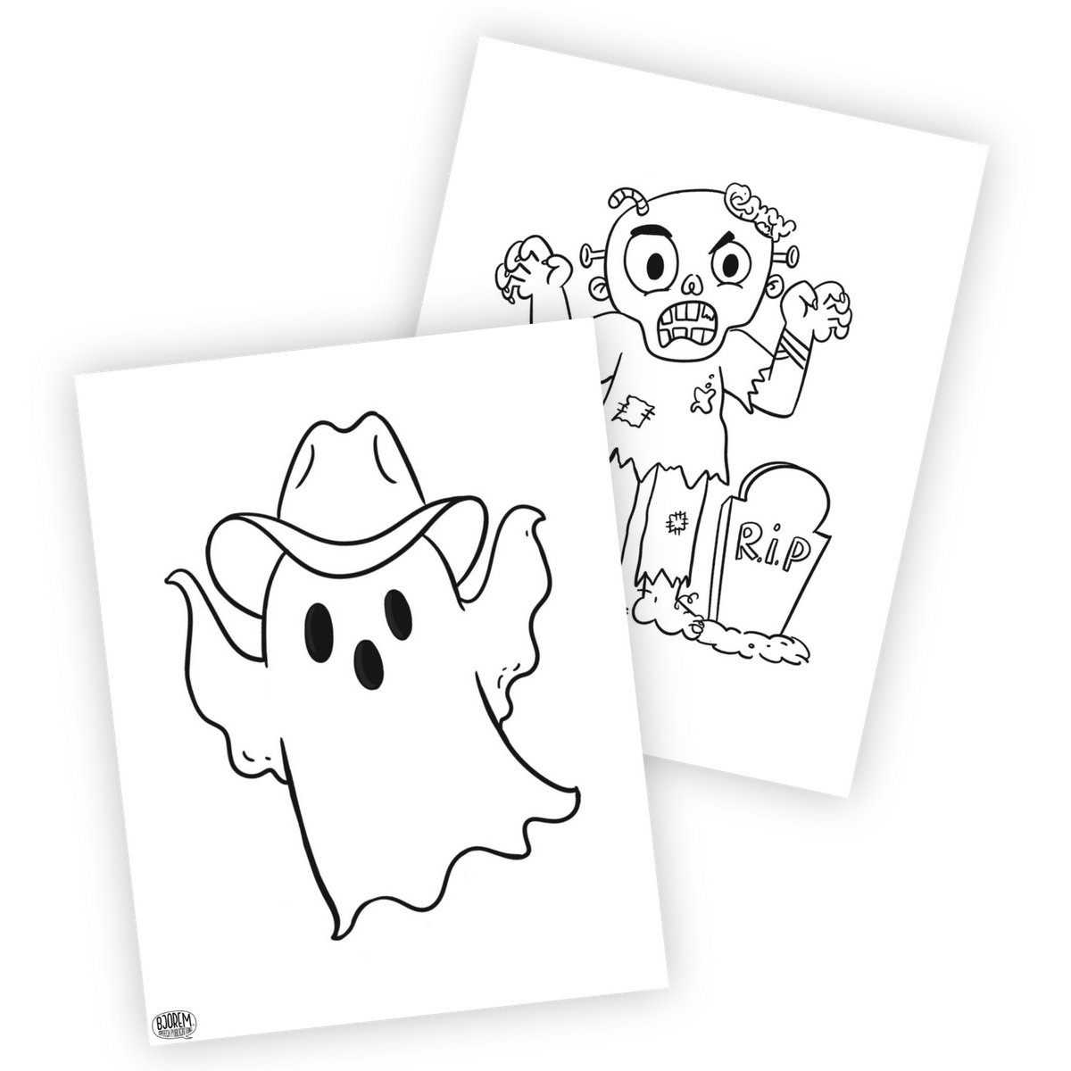 Open-Ended | Coloring Pages | Halloween