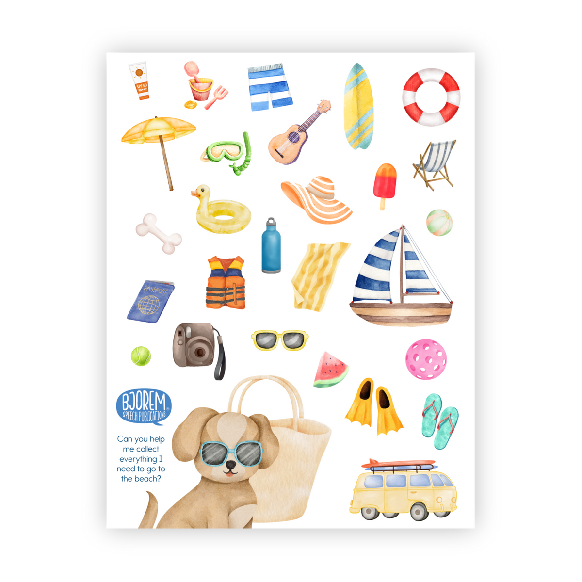 Open-Ended | Trial Sheets | Beach