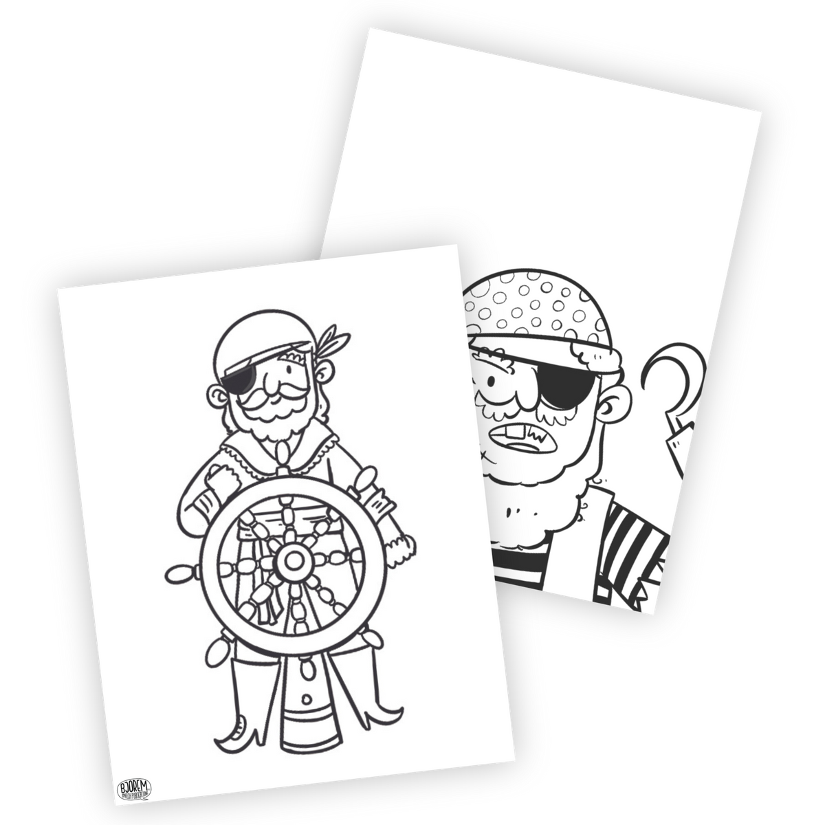 Open-Ended | Coloring Pages | Pirate