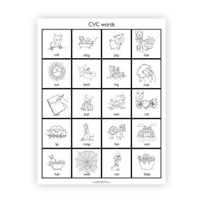 Articulation Practice Sheets | Syllable Shape