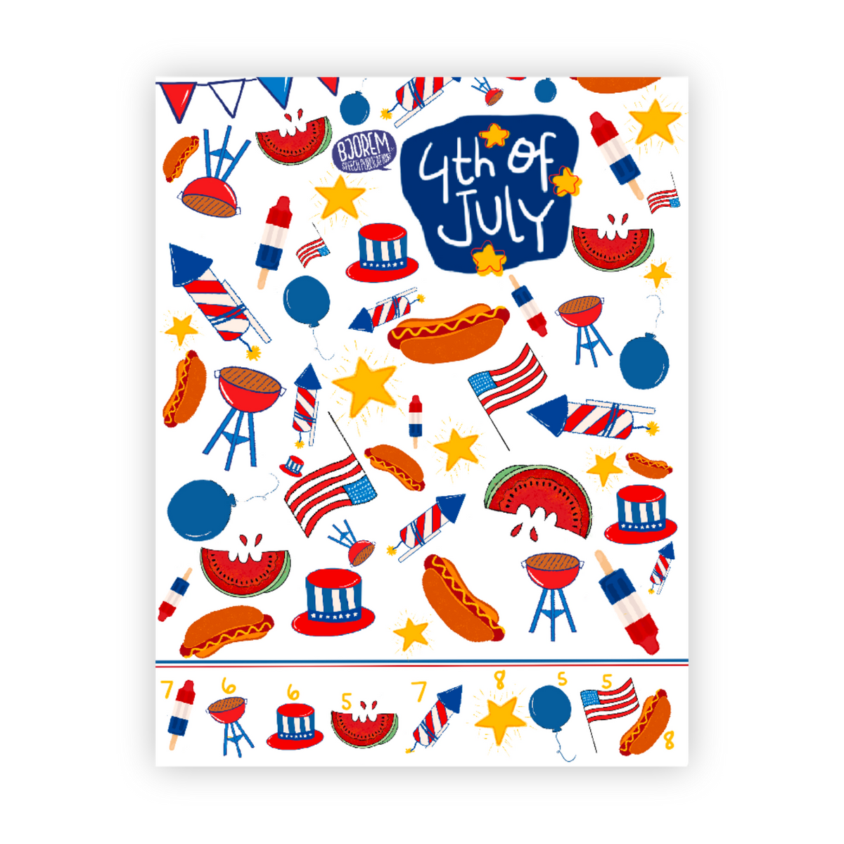 Open-Ended | Trial Sheets | Patriotic