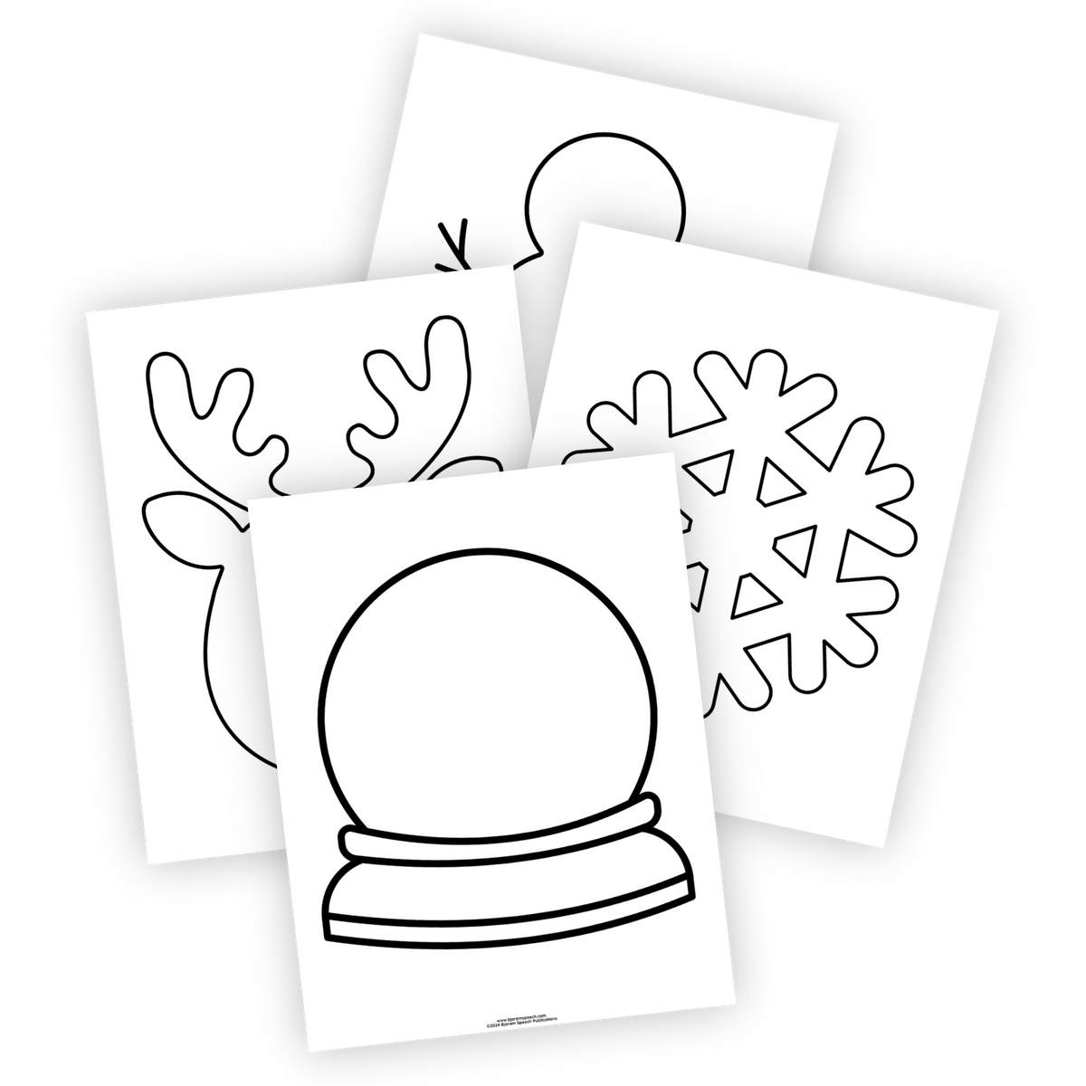 Open-Ended | Practice & Fill Outlines | Winter